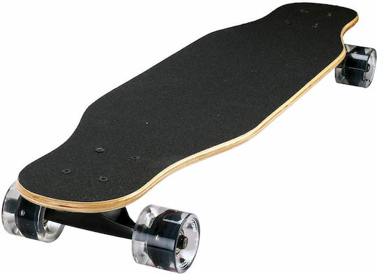 Action One Complete Longboard Half Face 80 X 20 Cm White