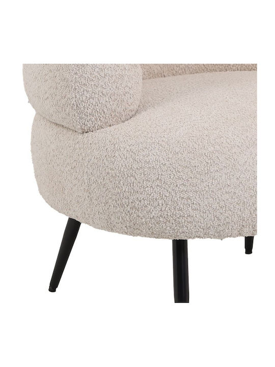 Foleja Sessel Beige 76x75x72cm