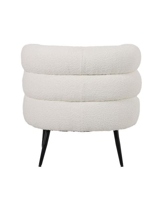 Foleja Armchair White 76x75x72cm