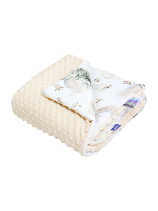 Jukki Pătură Pepinieră Swaddling pături 100% bumbac Gri 75x100cm