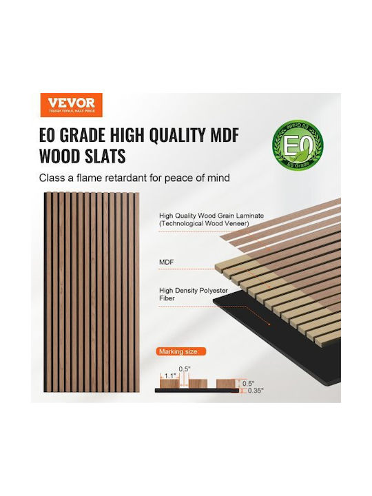 Vevor Covor Rectangular Walnut