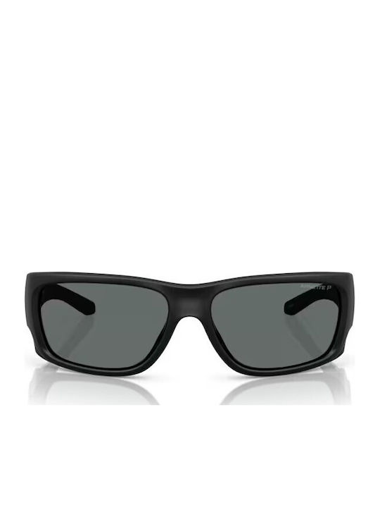 Arnette Flipside Ανδρικά Γυαλιά Ηλίου με Μαύρο Κοκκάλινο Σκελετό και Γκρι Φακό AN4345 290081