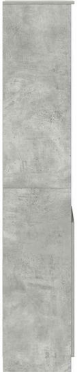 Bibliothek Grau 37.5x35x180cm