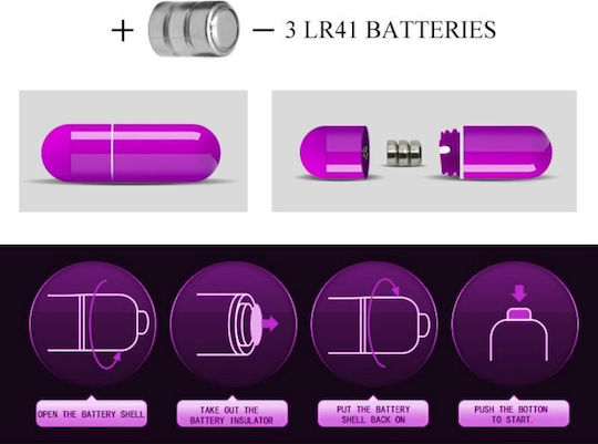 Pretty Love Maxwell Vibrator Finger Purple