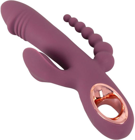 You2Toys Slim Triple Mini Δονητής G-Spot 2cm Μωβ