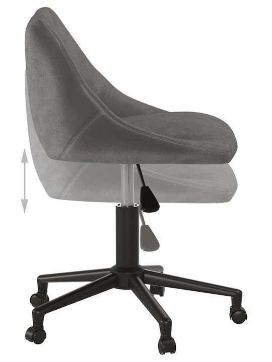 Stuhl mit Rollen in Gray Farbe 46x44x67cm 1Stück