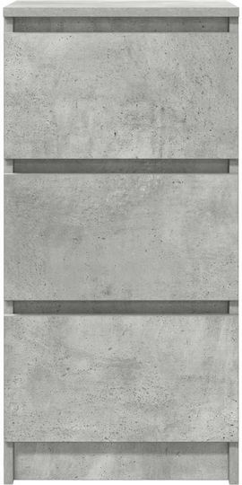 Sertar De Birou Din Lemn Gri 37.5x35x76cm
