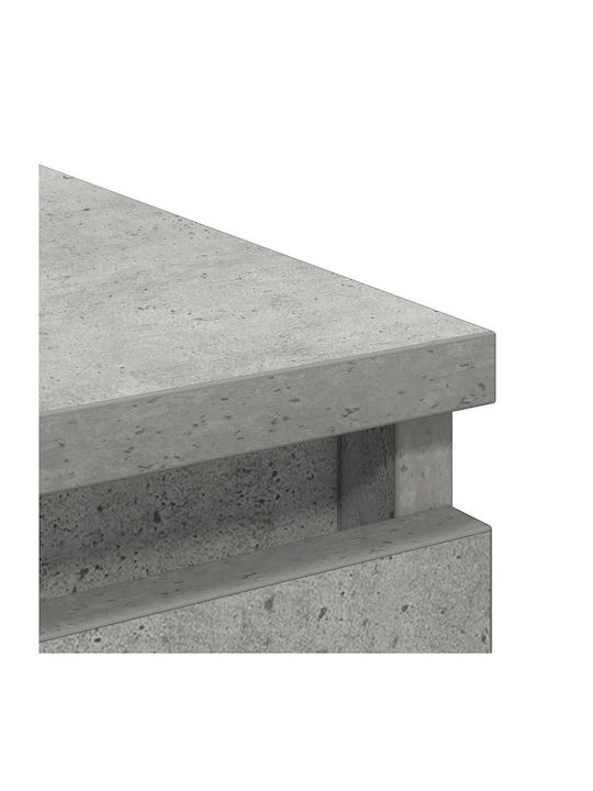 Συρταριέρα Γραφείου Ξύλινη Γκρι 37.5x35x76cm