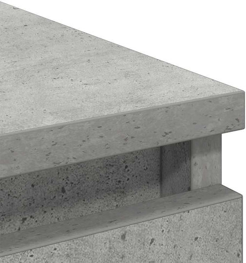 Sertar De Birou Din Lemn Gri 37.5x35x76cm