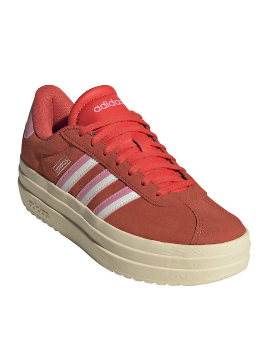 Vl Court Bold Flatforms Sneakers Red / Gum