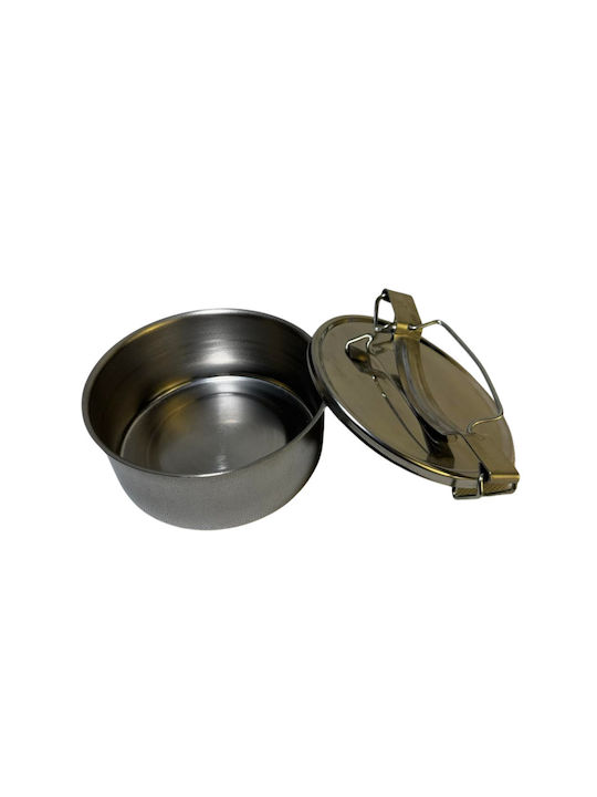 Epiplo-Fos Δοχείο Φαγητού Inox Ασημί 13x5.5cm
