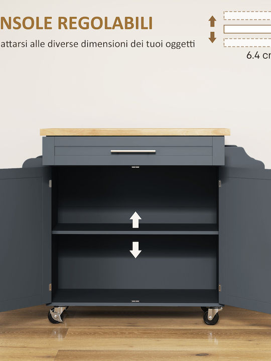 Dulap De Bucătărie Gri 109x40x89cm