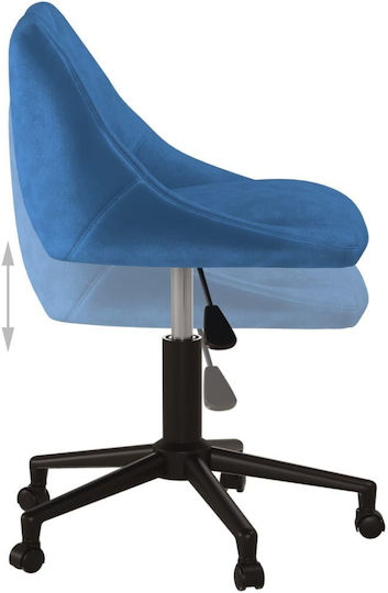 Velvet Dining & Kitchen Chair Blue