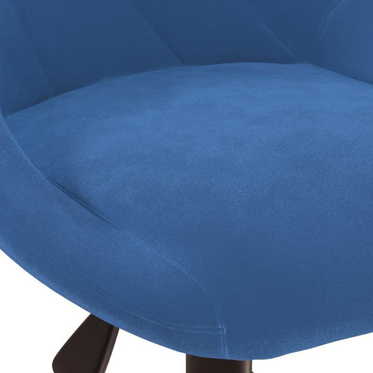 Velvet Dining & Kitchen Chair Blue