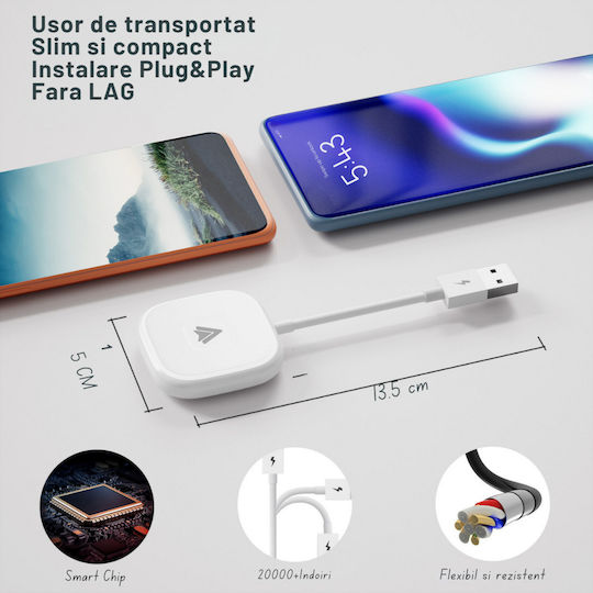 Αντάπτορας Αυτοκινήτου USB για Smart