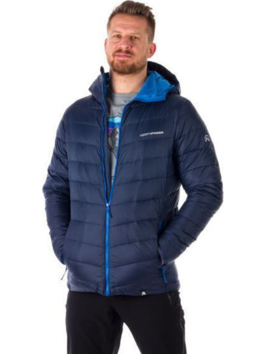 Winter Jacke Puffer Wasserdicht und Winddicht Blue