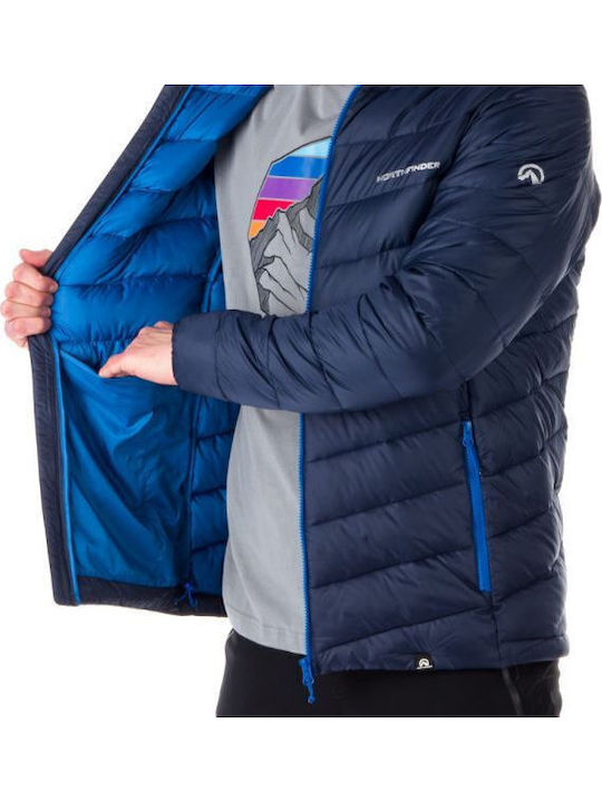 Winter Jacke Puffer Wasserdicht und Winddicht Blue