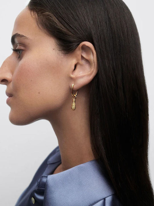 P D Paola Single Earring Gold Plated