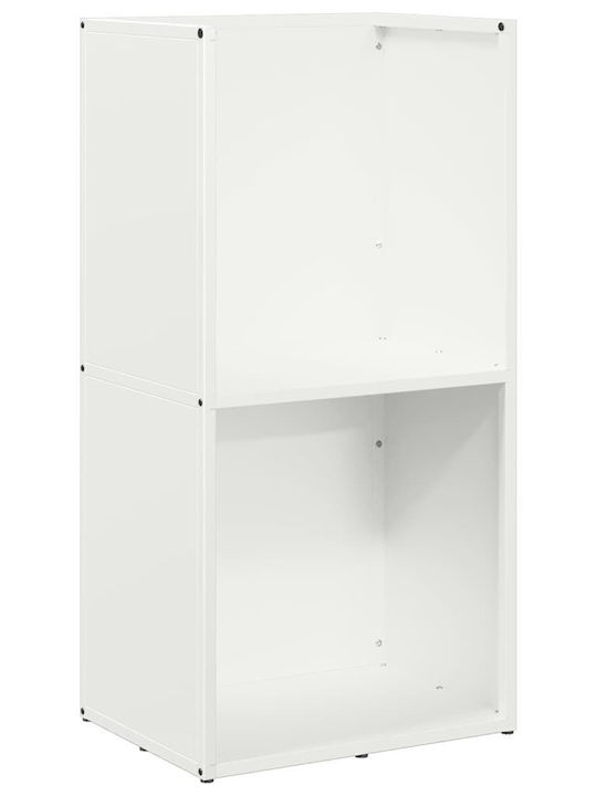 vidaXL Wooden Shelf Wood Storage 40x30x80cm White