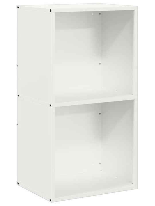 vidaXL Wooden Shelf Wood Storage 40x30x75cm White