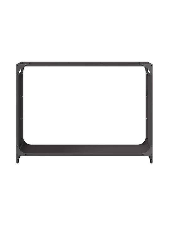 vidaXL Hölzernes Regal Holzlagerung 90x28x65cm