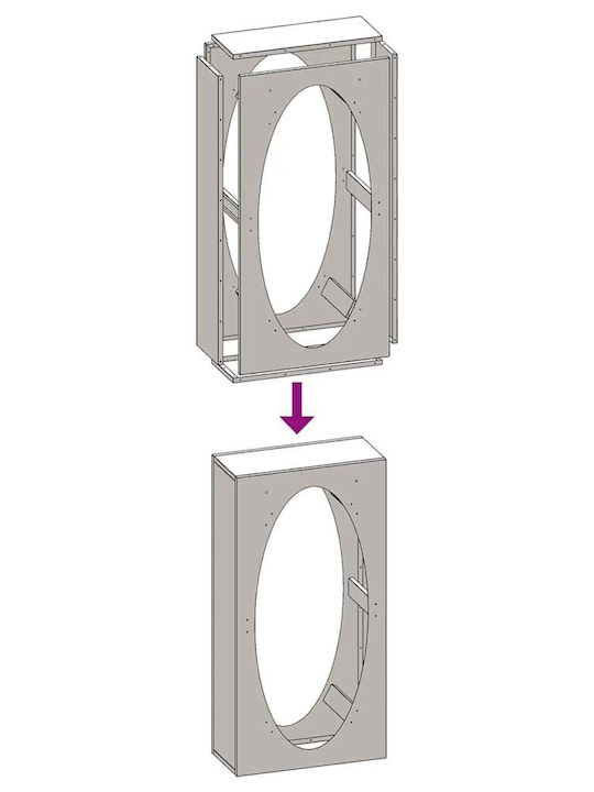 vidaXL Дърво Рафт Съхранение на Дърва 50x23x100см Зелен