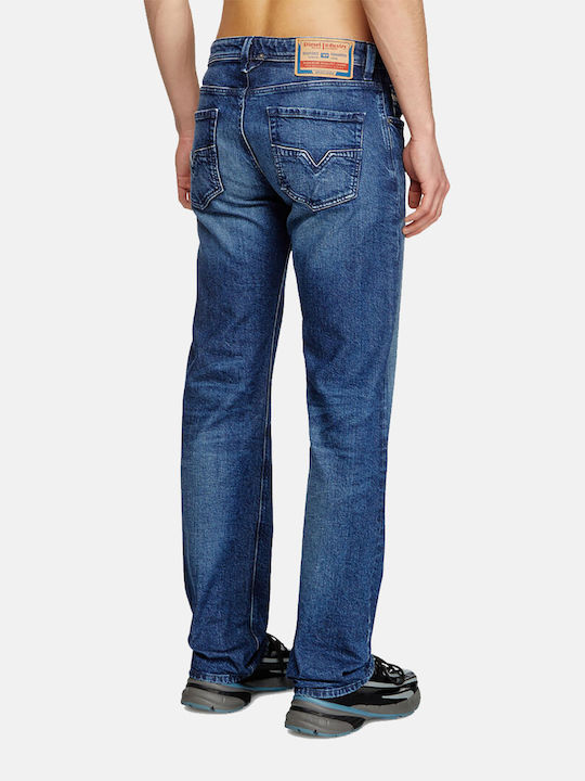 Larkee Мъжки Дънков Панталон Regular Fit Denim Blue