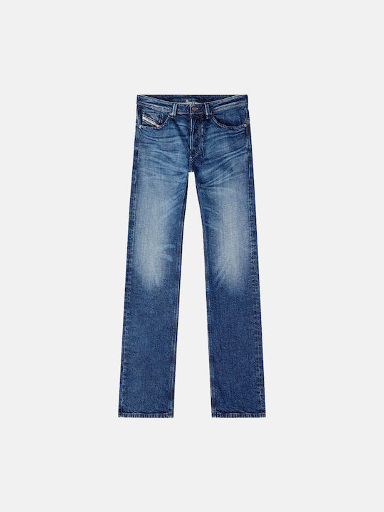 Larkee Мъжки Дънков Панталон Regular Fit Denim Blue