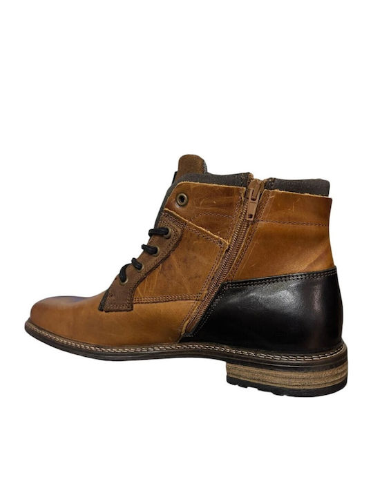 Leather Tabac Brown Men's Boots Anatomical