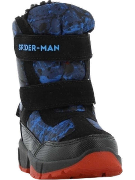 Kids Snow Boots with Velcro Blue
