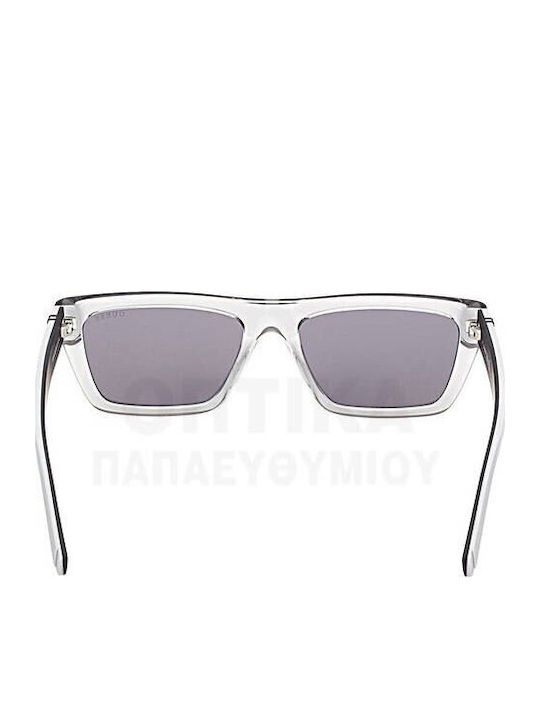 Guess Unisex Γυαλιά Ηλίου με Διάφανο Κοκκάλινο Σκελετό και Γκρι Φακό Gu00120 20A