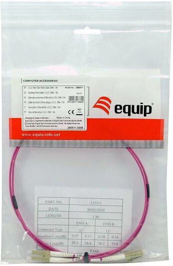 Equip Кабел Оптично Влакно LC-LC 7.5м Многоцветен