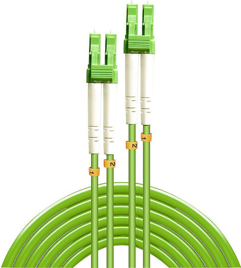 Lindy Fiber Optic Cable 15m Green 1pcs