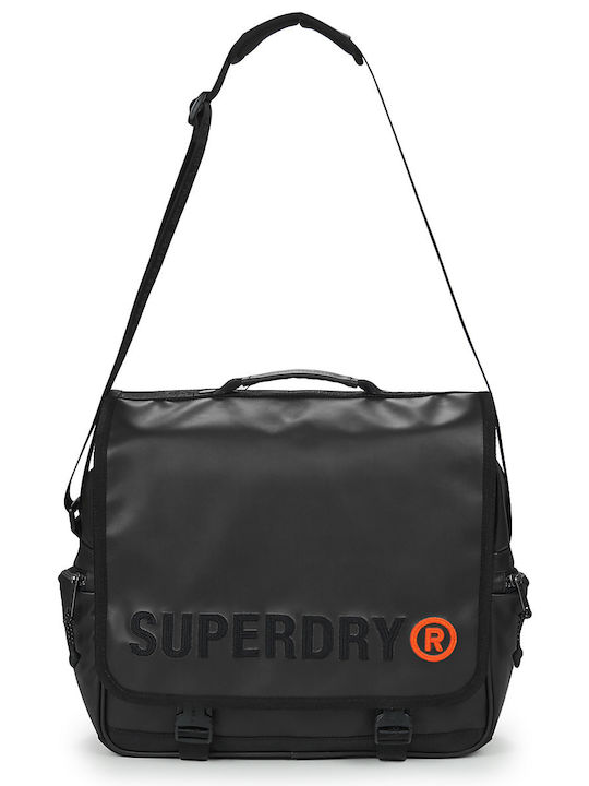 Superdry Γυναικεία Τσάντα Ώμου Μαύρη