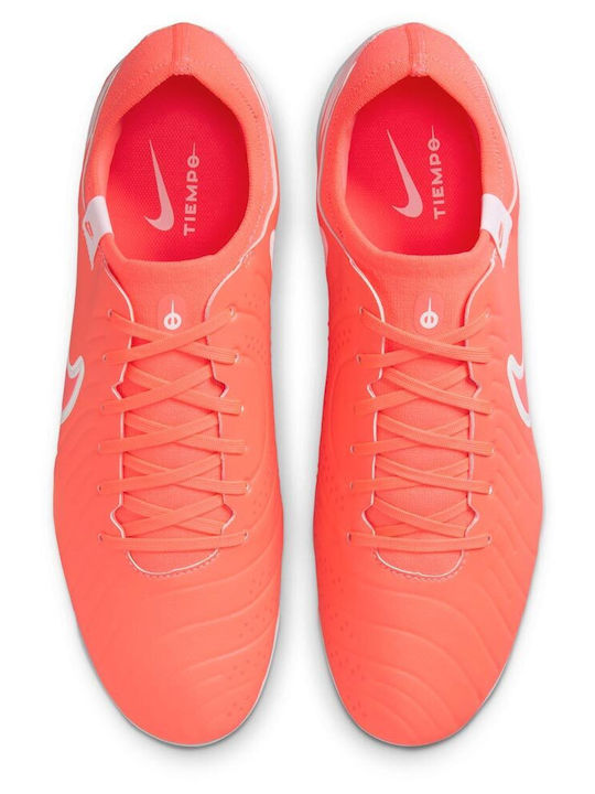 Nike Tiempo Legend 10 Pro Football Shoes with Cleats Orange