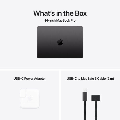 Apple MacBook Pro (2024) 14.2" Retina Display 120Hz (M4 Max-14-Core/36GB/1TB SSD/32-Core GPU) with 96W Charger Space Black (International English Keyboard)
