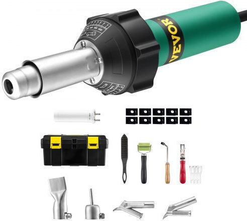 Aparat de sudură cu aer cald din plastic Vevor 1600W 11 accesorii
