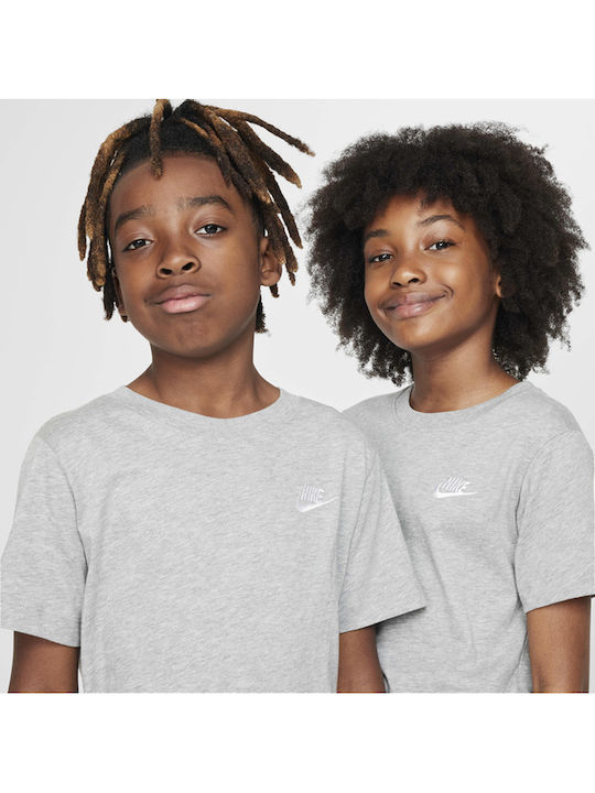 Kids' T-shirt Gray Sportswear