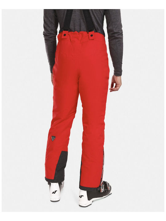 Kilpi UMX405KI-RED Men's Trousers for Ski & Snowboard Red