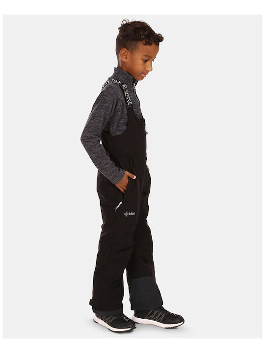 Kilpi UJ0402KI-BLK Kids Dungarees for Ski & Snowboard Black