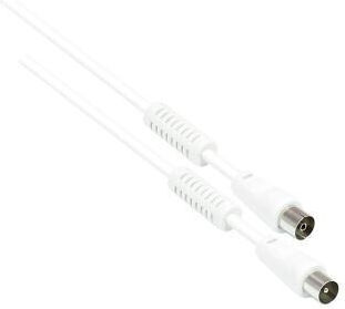 Good Connections Cablu Antenă Coaxial de sex masculin - Coaxial de sex feminin Alb 2m