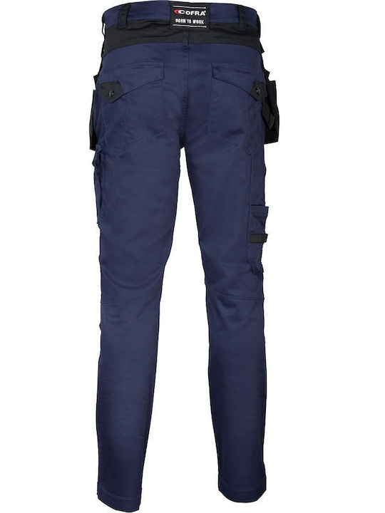 Cofra Kudus Pantaloni De Lucru Albastru Marin