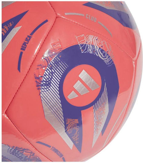 adidas Women's Euro25 Club Soccer Ball Red