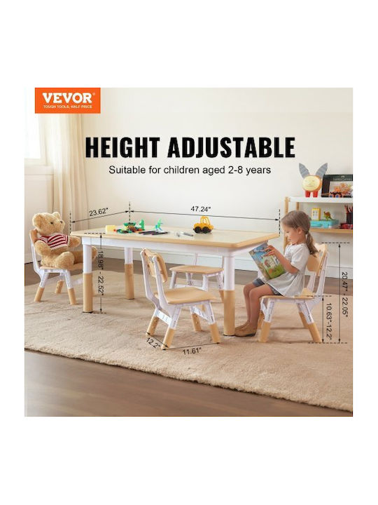 Kinder Tischset mit Stühlen Vevor