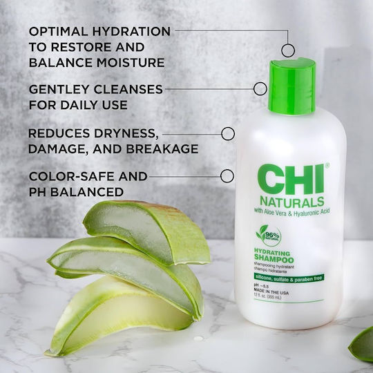CHI Naturals Σαμπουάν κατά της Ξηροδερμίας 355ml