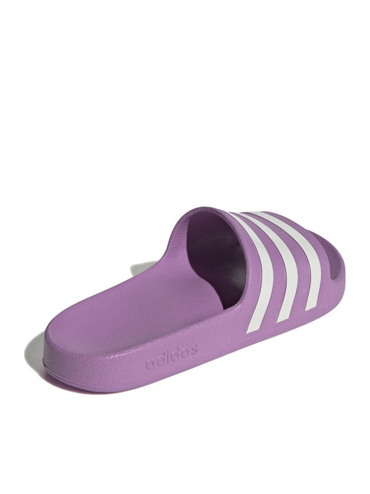 Adilette Слайдове в Лилав Цвят