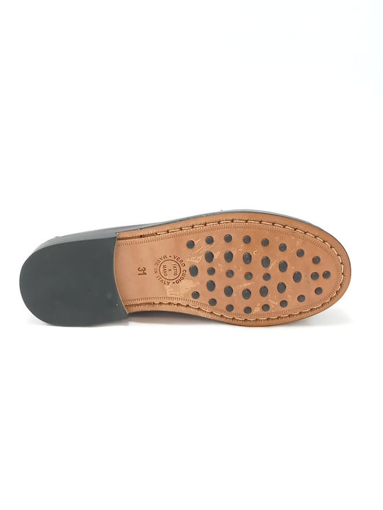 Boys Moccasins Burgundy