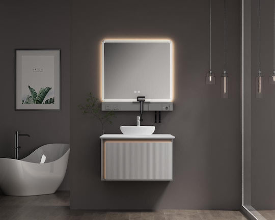 Martin Καθρέπτης Led από Plywood