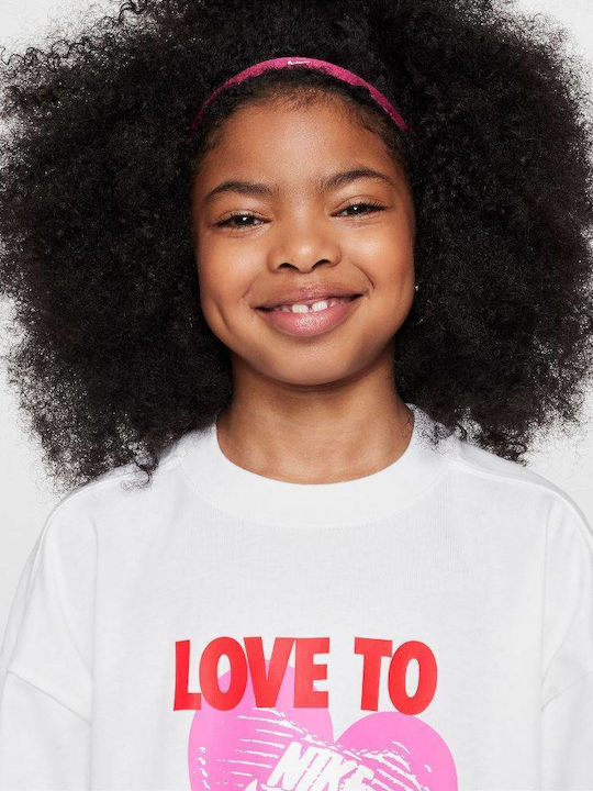 Kinder-T-Shirt White Sportswear