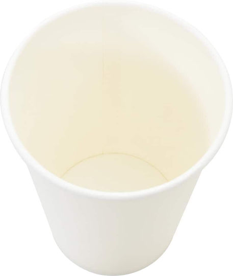 Vidaxl Χάρτινα Κύπελλα Καφέ 1000 Τεμάχια 12oz 300ml Λευκό Λευκό